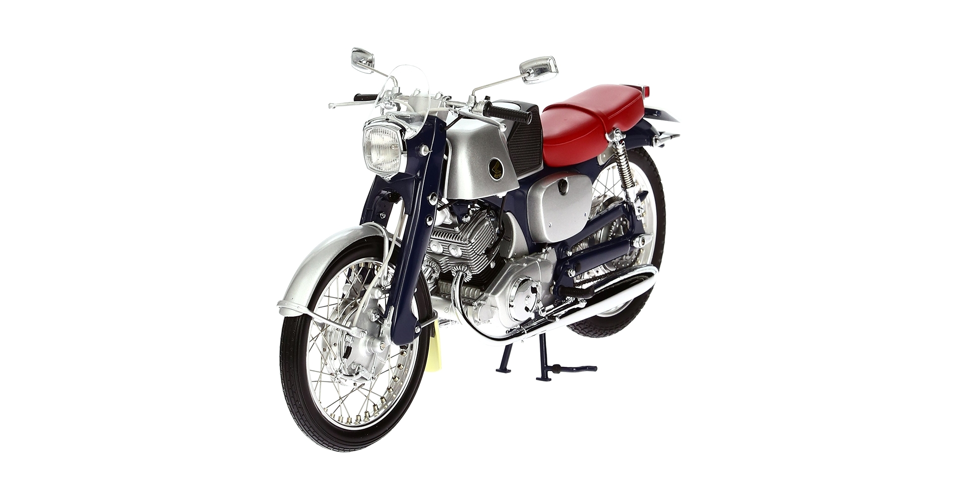 EBBRO Honda CB92 1/10スケールモデル Amazon | エブロ ホンダ CB92 レッド (1/10 ダイキャスト 10023